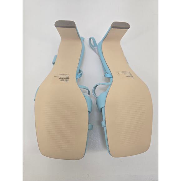 Women’s Zoee Aqua Sky Dress Sandals Size 8 Heels With Box - Picture 6 of 7